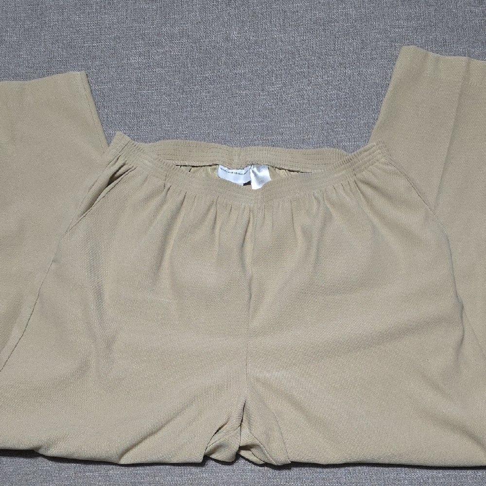 Alfred Dunner Tan Casual Pants Sz 16